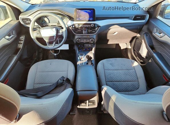 1FMCU0BZ2MUA57940 2021 FORD ESCAPE Blue Dashboard view