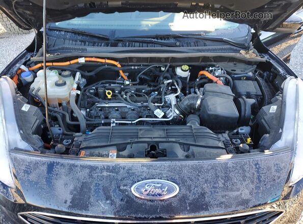 1FMCU0BZXMUB12215 2021 FORD ESCAPE Синий Вид подкапотного пространства