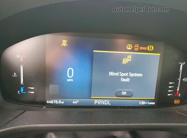 1FMCU0E18RUB13022 2024 FORD ESCAPE Blue Вид щитка приладів