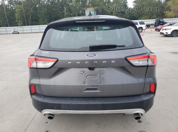 1FMCU0F66MUA50652 2021 FORD ESCAPE Gray Rear view
