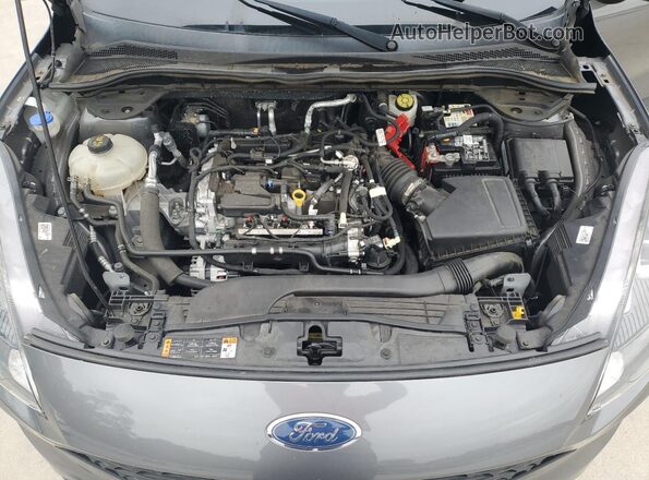 1FMCU0F66MUA50652 2021 FORD ESCAPE Gray Rear interior view
