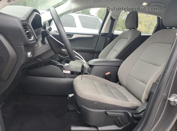 1FMCU0F66MUA50652 2021 FORD ESCAPE Gray Front interior view