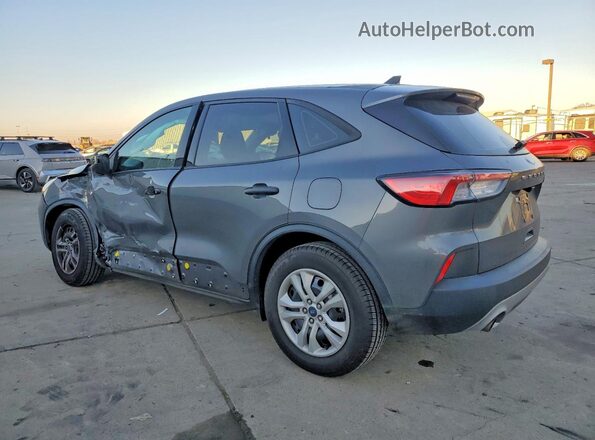 1FMCU0F69MUA95536 2021 FORD ESCAPE Gray Задня ліва чверть