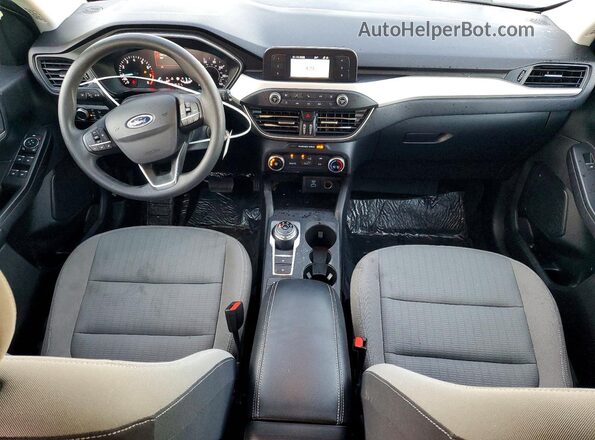 1FMCU0F69MUA95536 2021 FORD ESCAPE Gray Вид панелі приладів