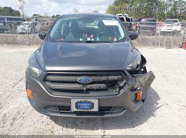 1FMCU0F73JUB79727 2018 FORD ESCAPE Gray Սարքավորումների վահանակի տեսք