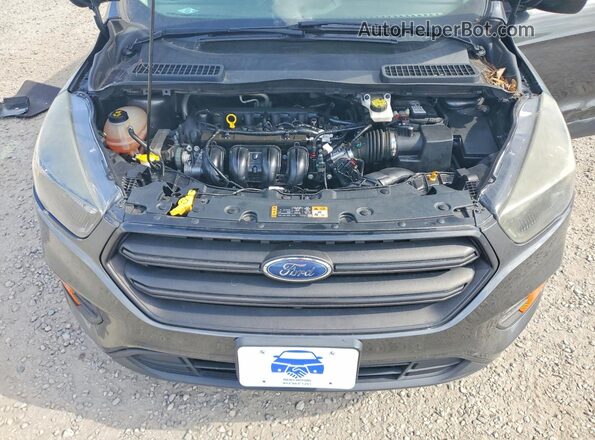 1FMCU0F77JUB58508 2018 FORD ESCAPE Gray Vista del compartimento del motor