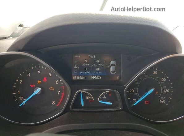 1FMCU0F77KUC56715 2019 FORD ESCAPE Gray 