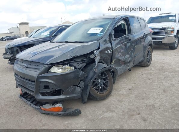 1FMCU0F79GUB23445 2016 FORD ESCAPE Gray Vista tres cuartos delantera izquierda