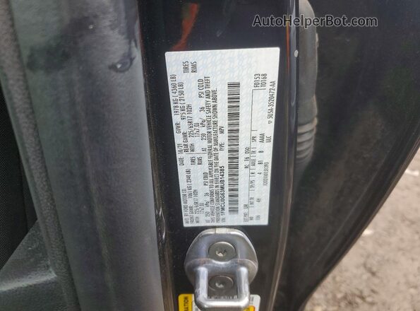 1FMCU0G63MUB14385 2021 FORD ESCAPE Black Vista de la etiqueta del VIN