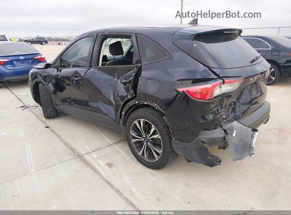 1FMCU0G63MUB19053 2021 FORD ESCAPE Черный Задняя левая четверть