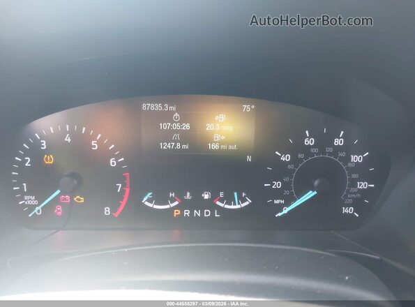 1FMCU0G65LUC37412 2020 FORD ESCAPE Black უკანა სავარძლების ხედი