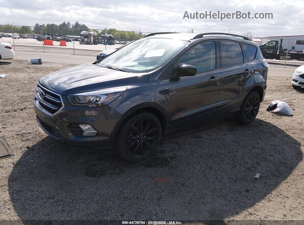 1FMCU0GD1JUD46932 2018 FORD ESCAPE Gray Front left