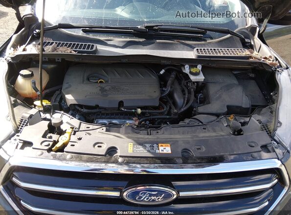 1FMCU0GD1JUD46932 2018 FORD ESCAPE Gray Rear view