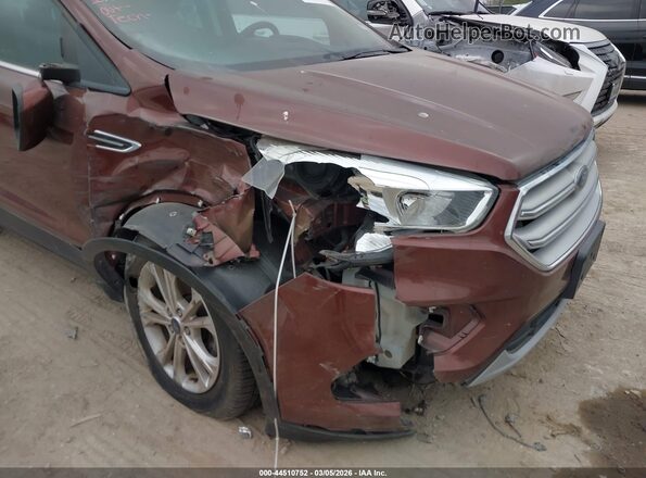 1FMCU0GD4JUB28757 2018 FORD ESCAPE Maroon წინა ხედი