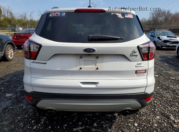 1FMCU0GD6JUA75995 2018 FORD ESCAPE White Вид ззаду