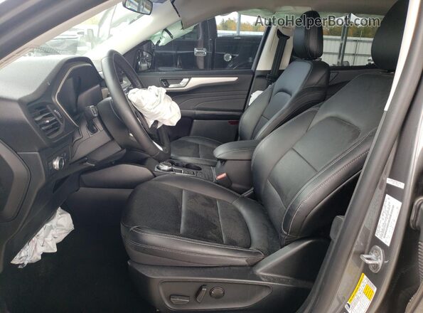 1FMCU0H60MUB34494 2021 FORD ESCAPE Gray წინა სალონის ხედი