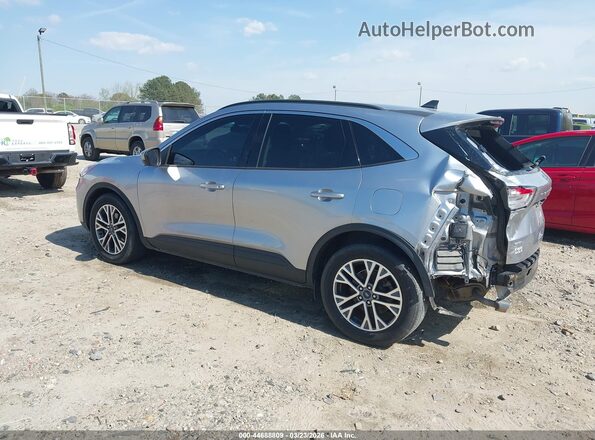 1FMCU0H63MUB15759 2021 FORD ESCAPE Silver Задня ліва чверть