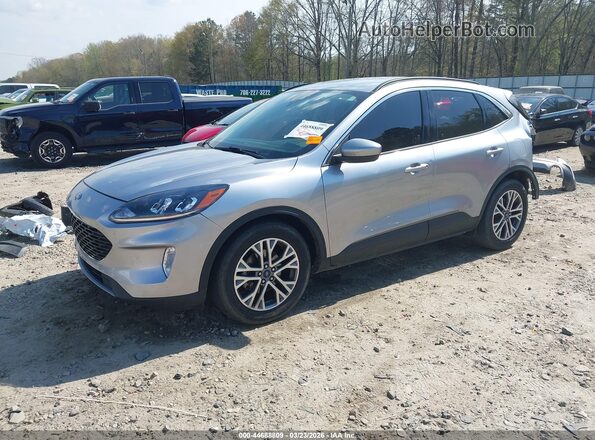 1FMCU0H63MUB15759 2021 FORD ESCAPE Silver Передня ліва чверть