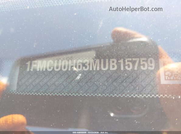 1FMCU0H63MUB15759 2021 FORD ESCAPE Silver 