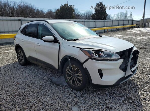1FMCU0H65MUB29355 2021 FORD ESCAPE White Przód prawy