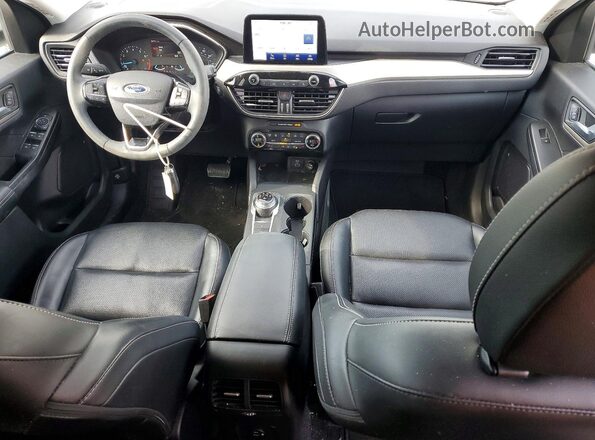 1FMCU0H65MUB29355 2021 FORD ESCAPE White Widok deski rozdzielczej