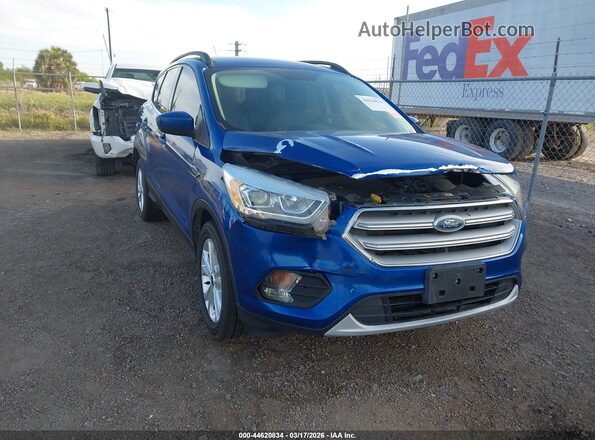 1FMCU0HD3JUD43450 2018 FORD ESCAPE Blue წინა ხედი