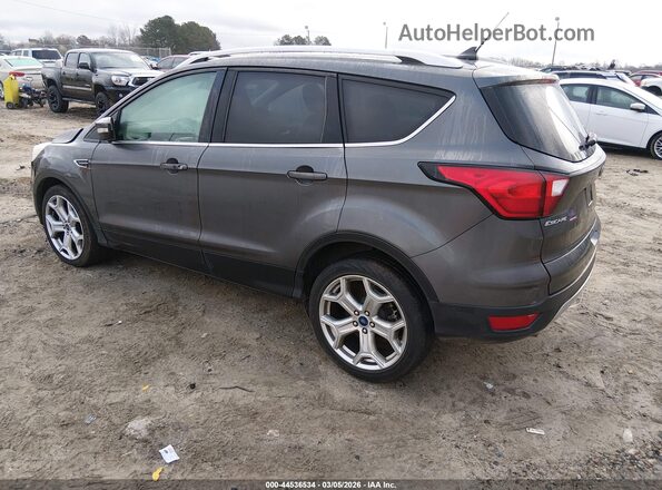 1FMCU0J97KUB94239 2019 FORD ESCAPE Gray Trasero izquierdo