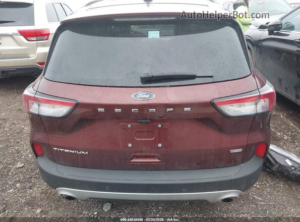 1FMCU0LZ0MUB20418 2021 FORD ESCAPE Темно-бордовый 