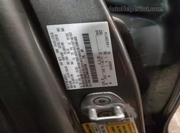 1FMCU9CZ5MUA83709 2021 FORD ESCAPE Gray Vista de la etiqueta del VIN