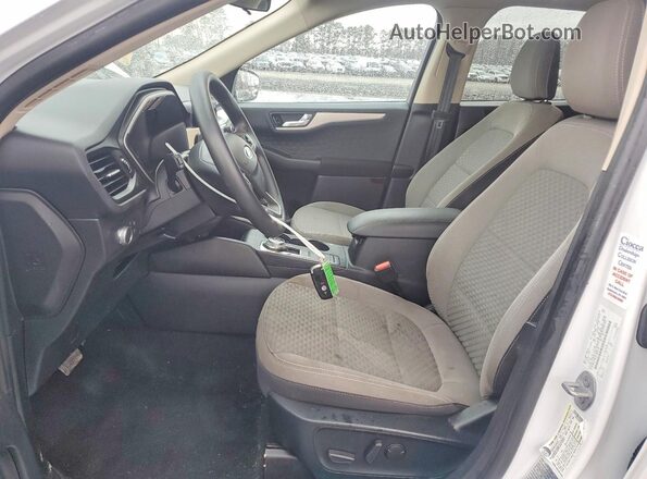 1FMCU9G60LUB84199 2020 FORD ESCAPE White წინა სალონის ხედი