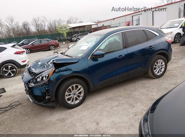 1FMCU9G61LUC33166 2020 FORD ESCAPE Blue Առջևի ձախ երեք քառորդ տեսարան