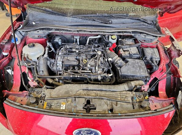 1FMCU9G69MUB03556 2021 FORD ESCAPE Red ძრავის განყოფილების ხედი