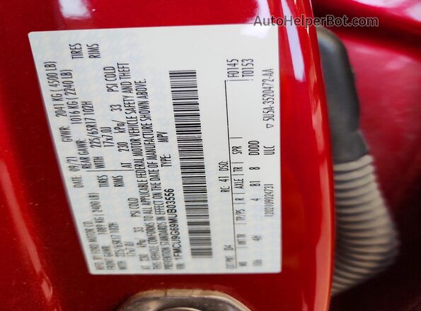 1FMCU9G69MUB03556 2021 FORD ESCAPE Red სალონის 360-გრადუსიანი ხედი