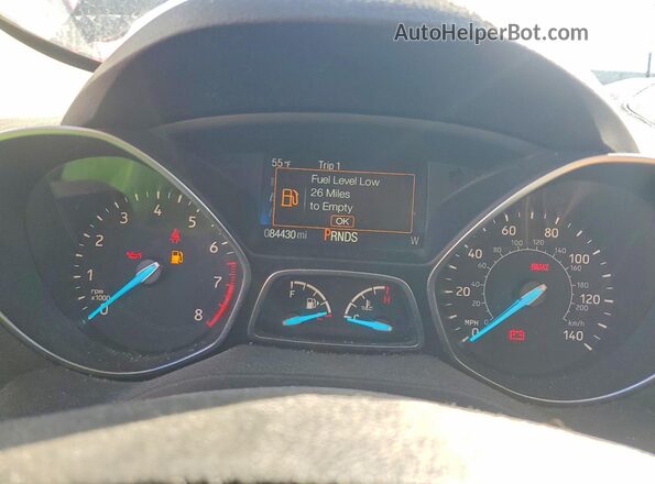 1FMCU9G90HUD44681 2017 FORD ESCAPE Charcoal Սարքավորումների վահանակի տեսք