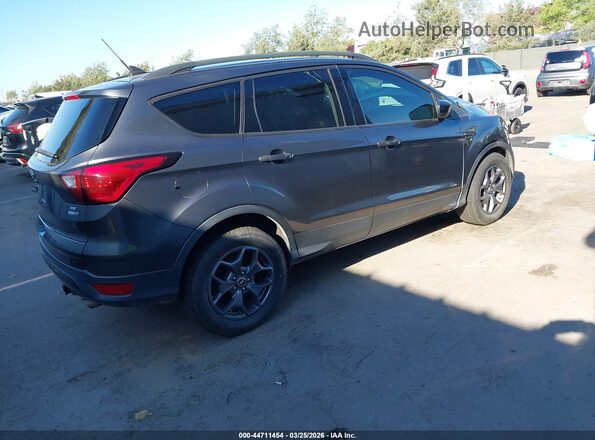 1FMCU9GD2KUA07621 2019 FORD ESCAPE Gray Tył prawy