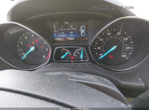 1FMCU9GD8KUB33109 2019 FORD ESCAPE Gray Вид задніх сидінь