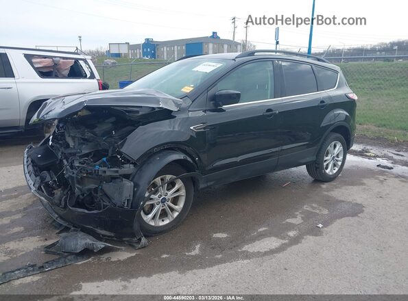 1FMCU9GD9JUB25017 2018 FORD ESCAPE Black Vista tres cuartos delantera izquierda