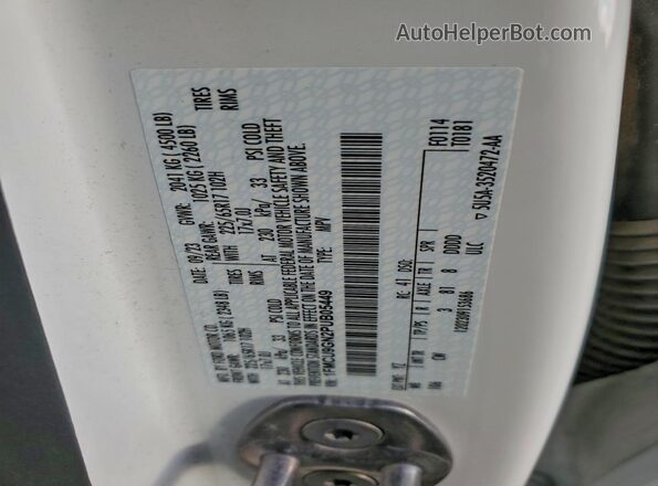 1FMCU9GN2PUB05449 2023 FORD ESCAPE White 
