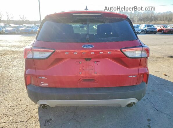 1FMCU9H60MUB04500 2021 FORD ESCAPE Red Rear view