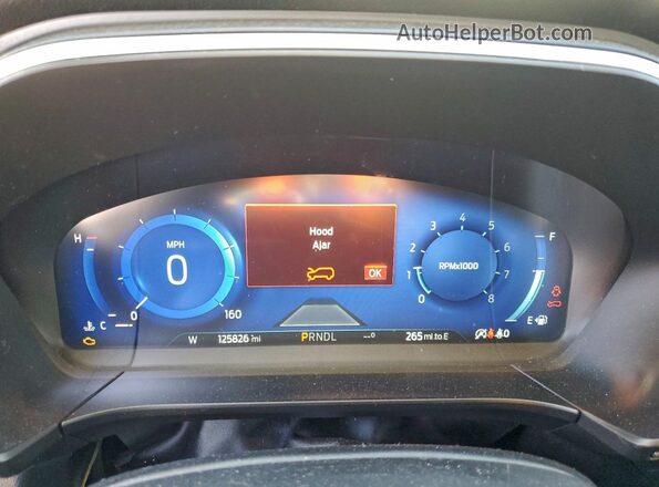 1FMCU9J97MUA57597 2021 FORD ESCAPE Silver Instrument cluster view