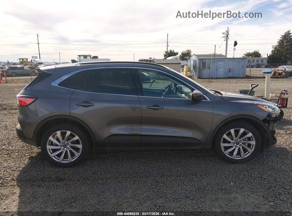 1FMCU9J99NUB58562 2022 FORD ESCAPE Gray 360 interior view