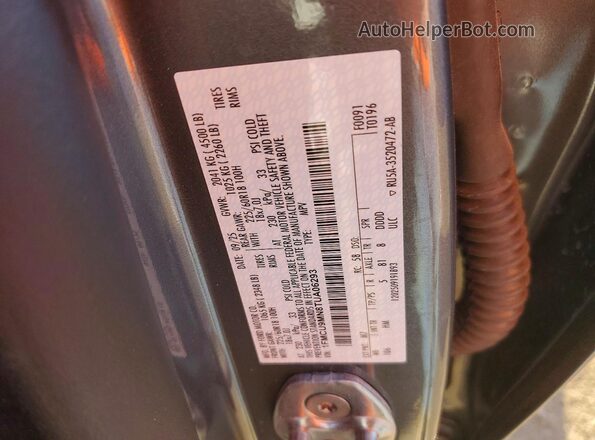1FMCU9MN8TUA06293 2026 FORD ESCAPE Серый Вид наклейки с VIN-кодом