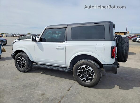 1FMDE5AH6NLB45727 2022 FORD BRONCO Белый Задняя левая четверть