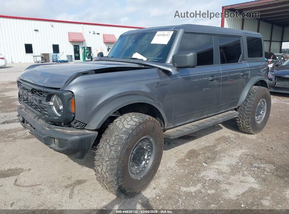 1FMDE5BH5MLB05684 2021 FORD BRONCO Gray Առջևի ձախ երեք քառորդ տեսարան