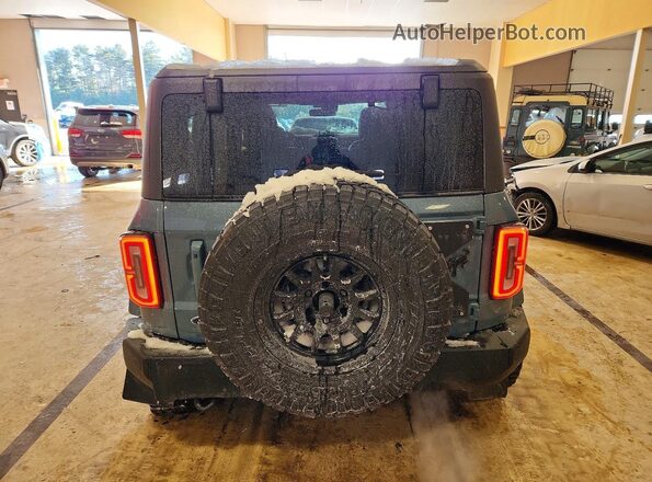 1FMDE5BH7NLB56993 2022 FORD BRONCO Blue Rear view