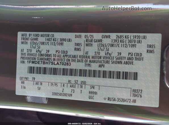 1FMDE7BH7SLA70283 2025 FORD BRONCO Green Engine compartment view
