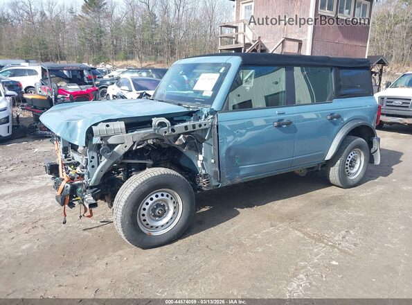 1FMEE5BP1PLA98457 2023 FORD BRONCO Light Blue წინა მარცხენა ხედი სამი მეოთხედიდან