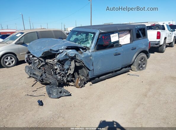 1FMEE5BP3PLB10107 2023 FORD BRONCO Синий Передняя левая четверть