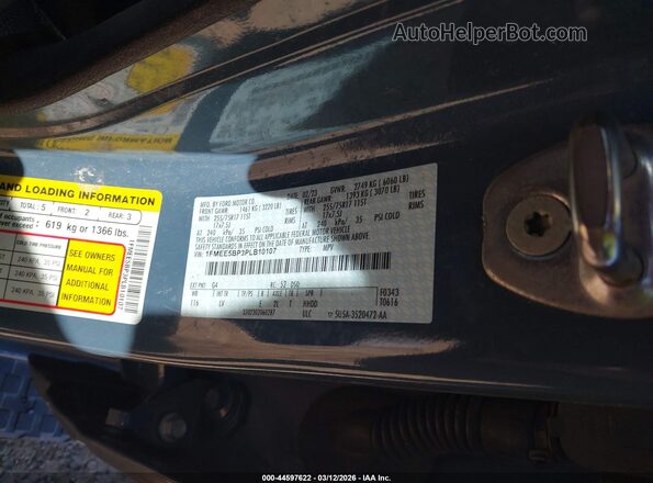 1FMEE5BP3PLB10107 2023 FORD BRONCO Синий Вид подкапотного пространства