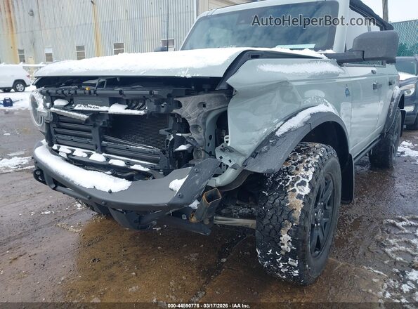 1FMEE5DH0MLA84437 2021 FORD BRONCO Gray Front view
